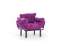 Atelier Del Sofa Nitta Single - Púrpura